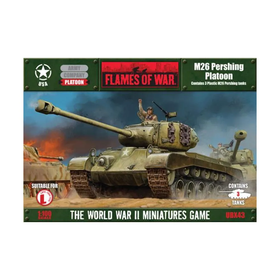 

Взвод M26 «Першинг», Flames of War - WWII - United States - Tanks