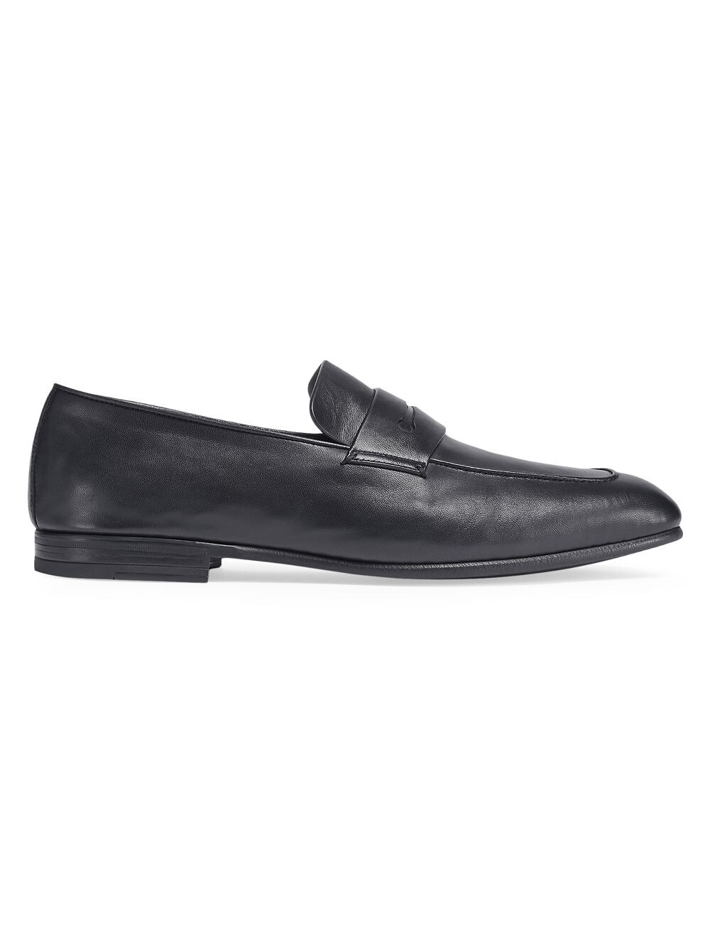 

Кожаные пенни-лоферы ZEGNA, нави