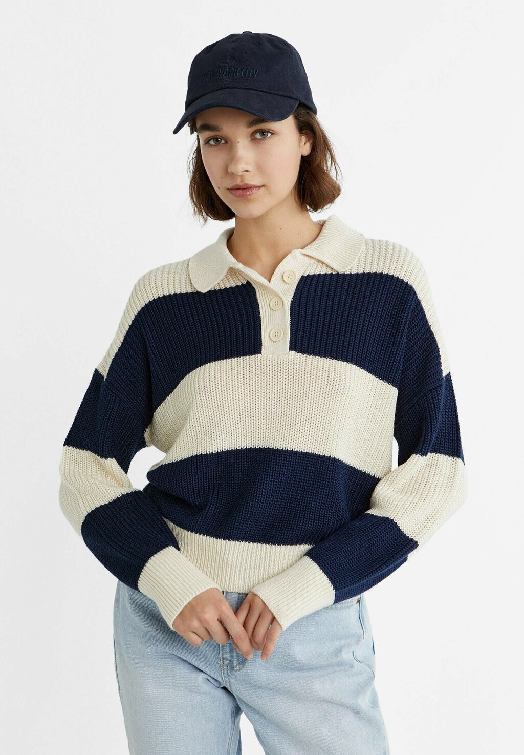 

Рубашка с длинным рукавом Stradivarius, цвет blue