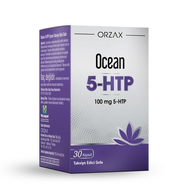 Ocean 5 HTP 100 мг 30 капсул ORZAX пищевая добавка orzax ocean 5 htp 100 мг 30 капсул
