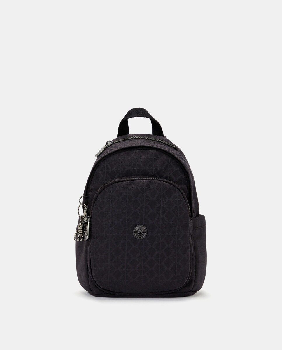 

Средний черный рюкзак Kipling, черный