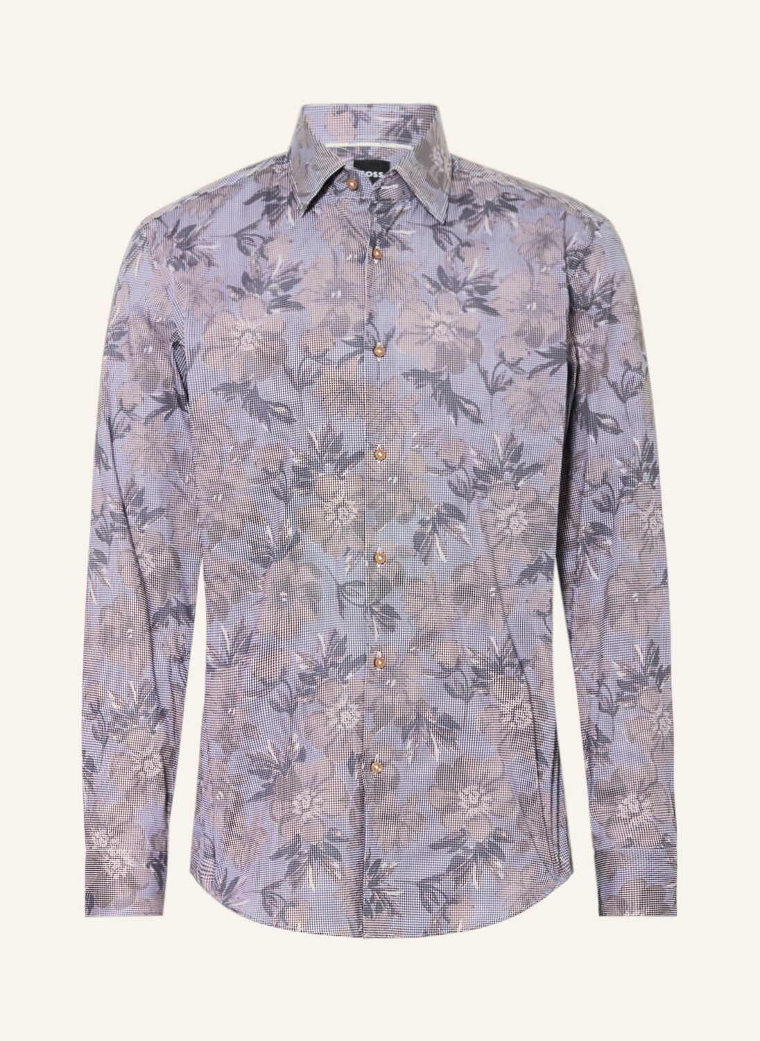

Рубашка BOSS HANK Slim Fit, бежевый