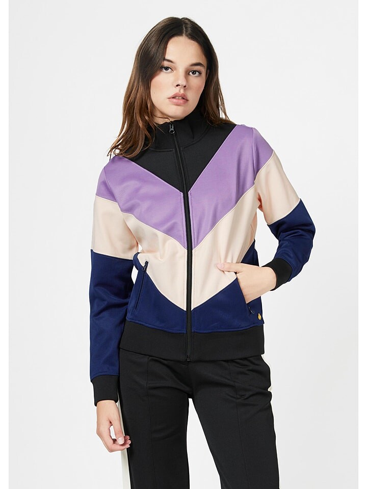 

Спортивная куртка 4funkyflavours, цвет schwarz/lila/beige