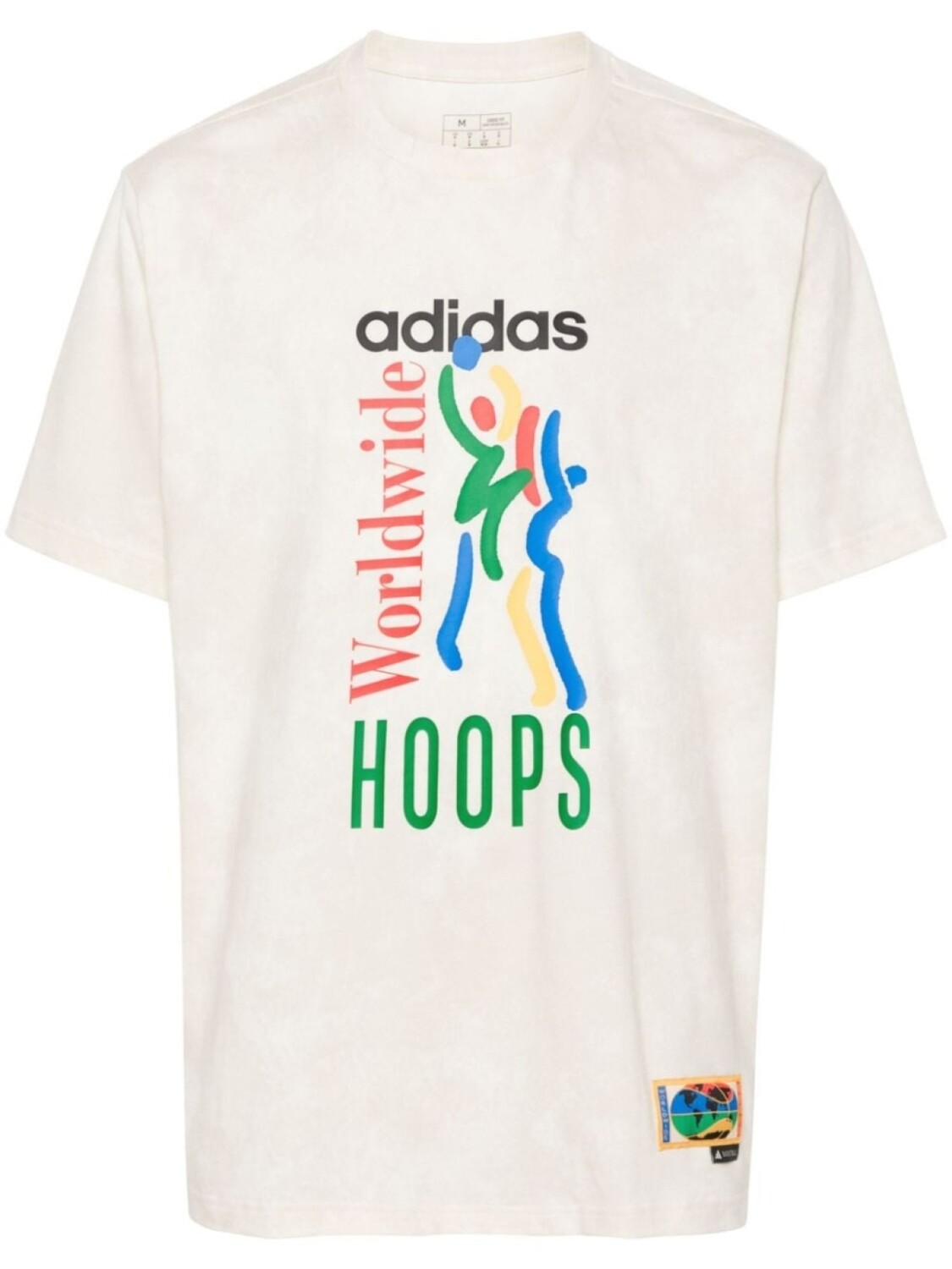 

Adidas футболка adidas World Wide Hoops, нейтральный цвет