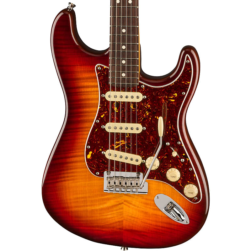 цена Электрогитара Fender 70th Anniversary American Professional II Stratocaster - Comet Burst