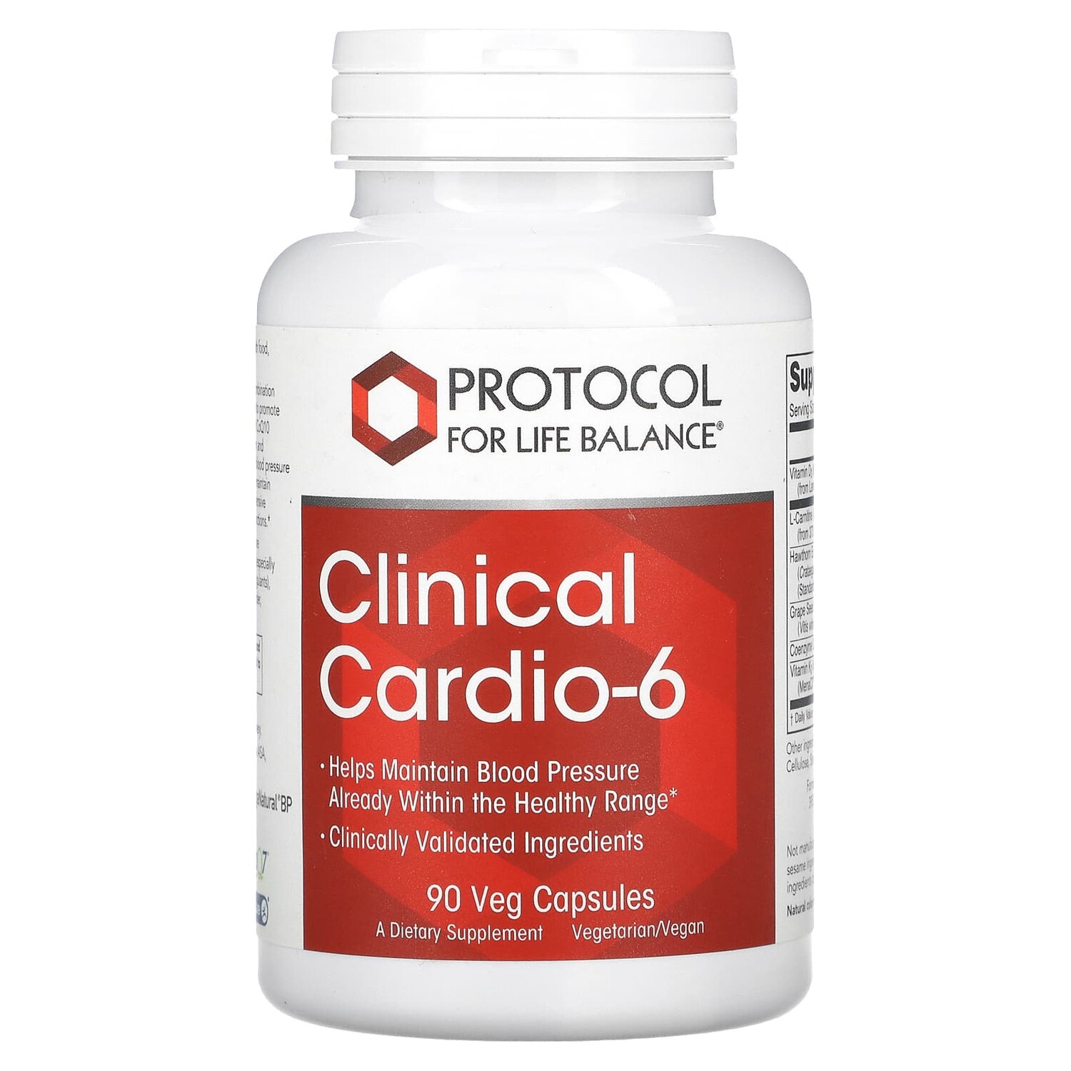 

Clinical Cardio-6, 90 растительных капсул, Protocol for Life Balance