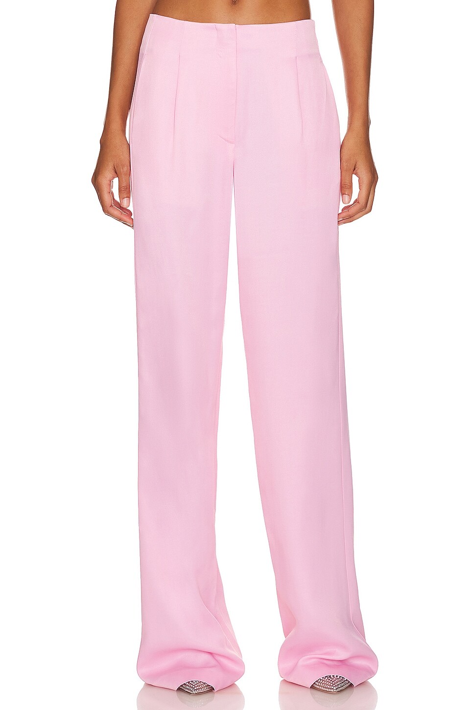 

Брюки MSGM Wide Leg, розовый