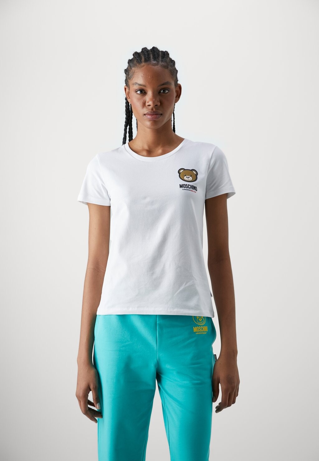 

Пижамный топ Moschino Underwear, белый