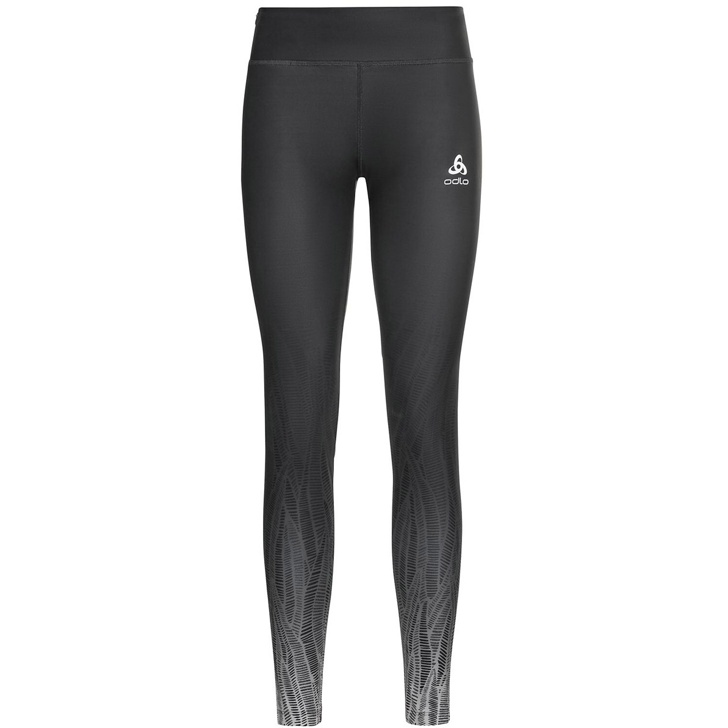 

Спортивные леггинсы Odlo Lauftights ZEROWEIGHT PRINT, черный