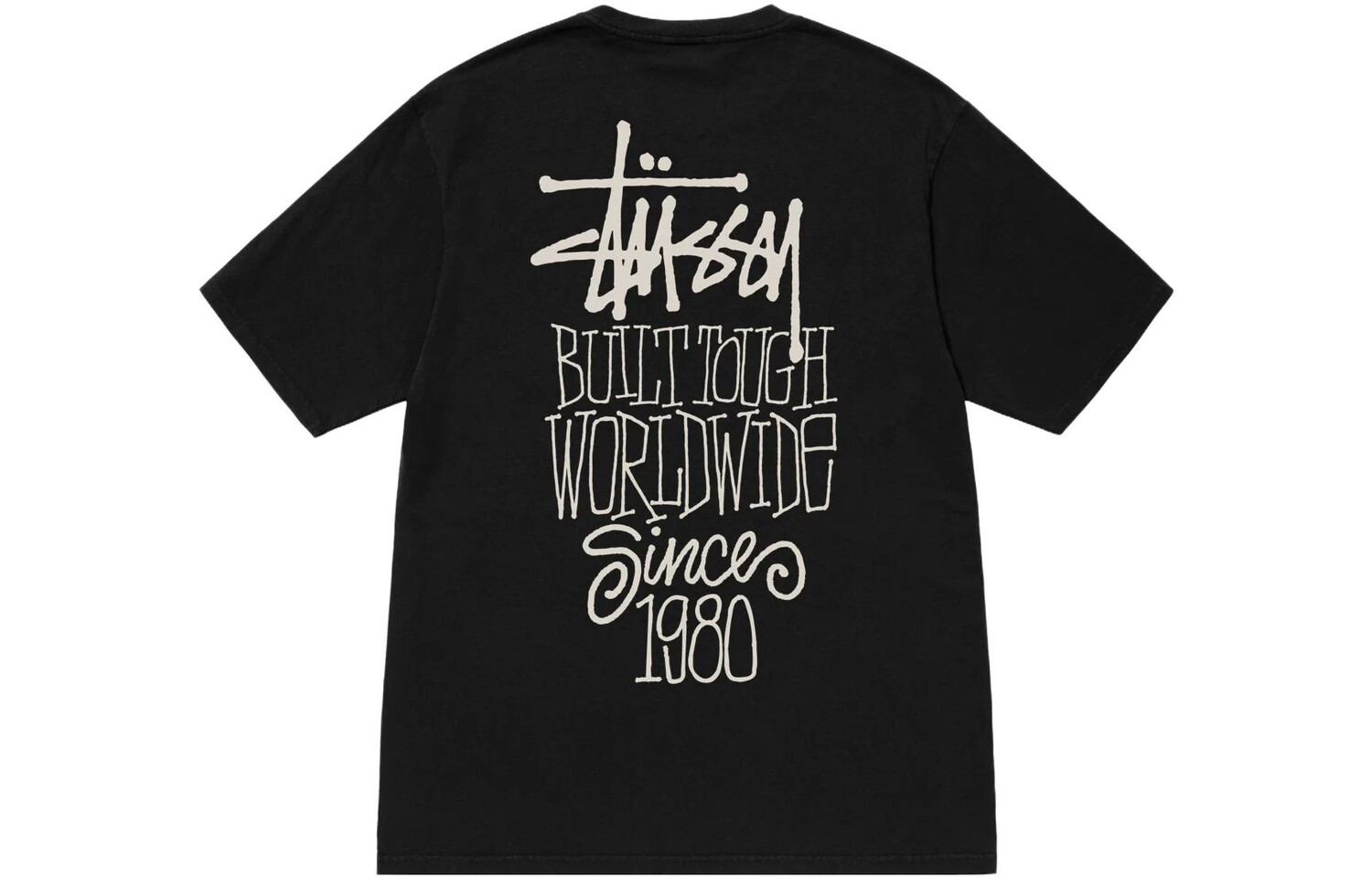 

Праздничная футболка унисекс Stussy, кремовый