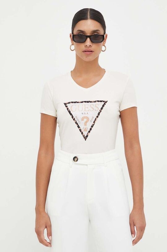

Футболка Guess, бежевый