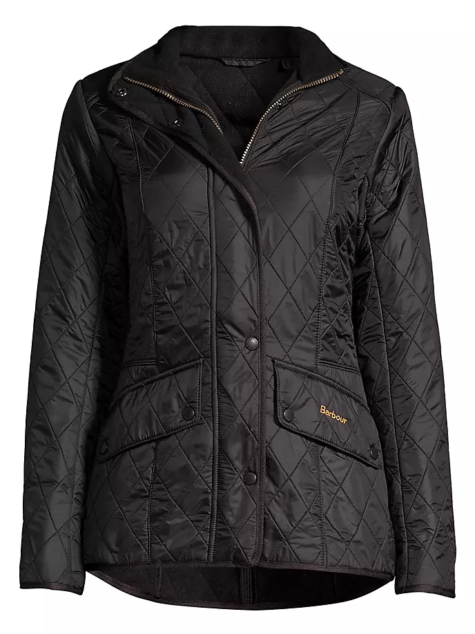 

Кавалерийская стеганая куртка Polar Barbour, черный