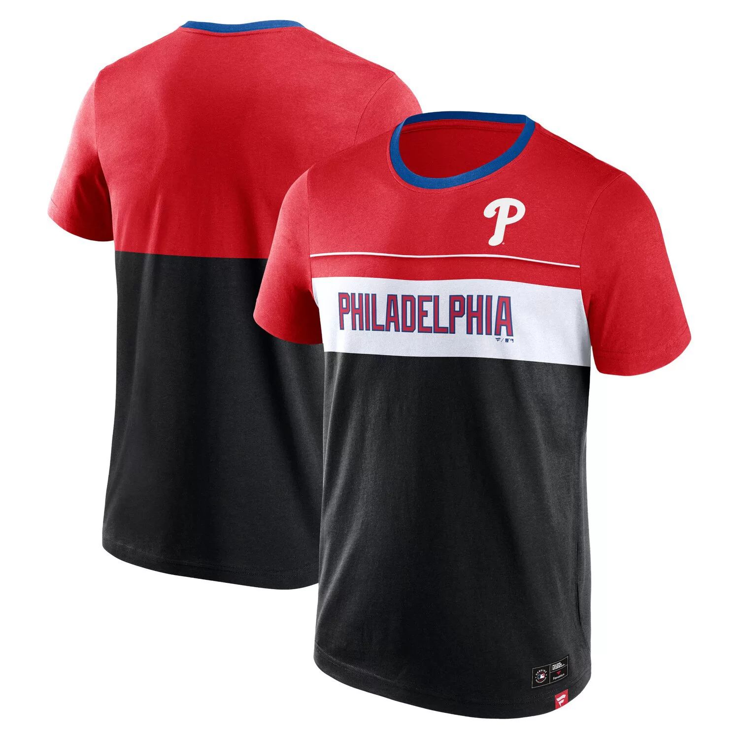 Мужская черная футболка с логотипом Fanatics Philadelphia Phillies Claim The Win