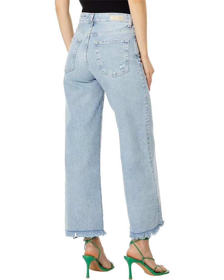 

Джинсы AG Jeans Saige Wide Leg Crop in Windswept, цвет Windswept