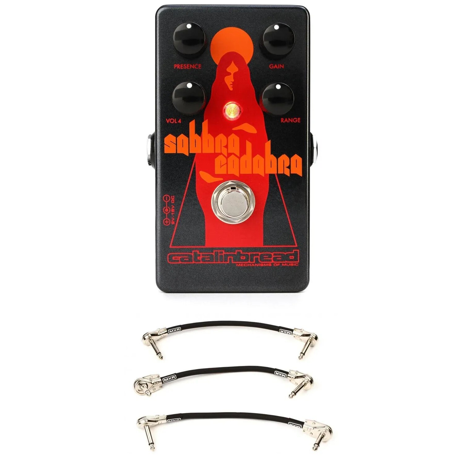 

Педаль Overdrive Catalinbread Sabbra Cadabra с 3 соединительными кабелями