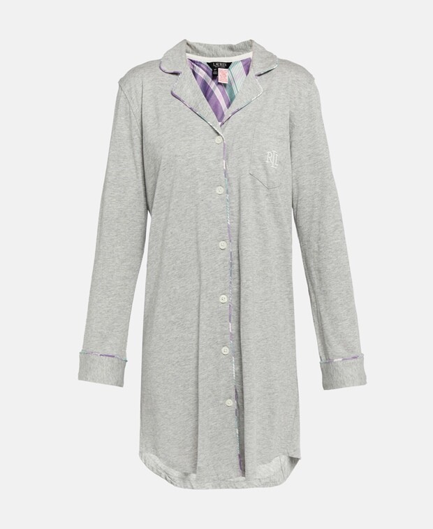 

Пижамный топ Lauren Ralph Lauren, серебряный