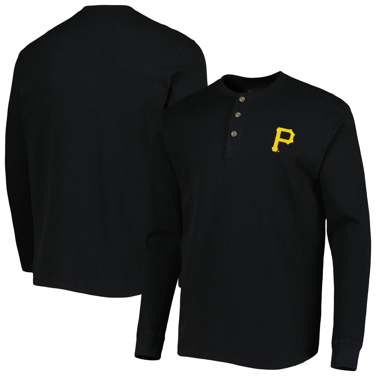 

Мужская черная футболка с длинным рукавом Dunbrooke Pittsburgh Pirates Maverick, Черный