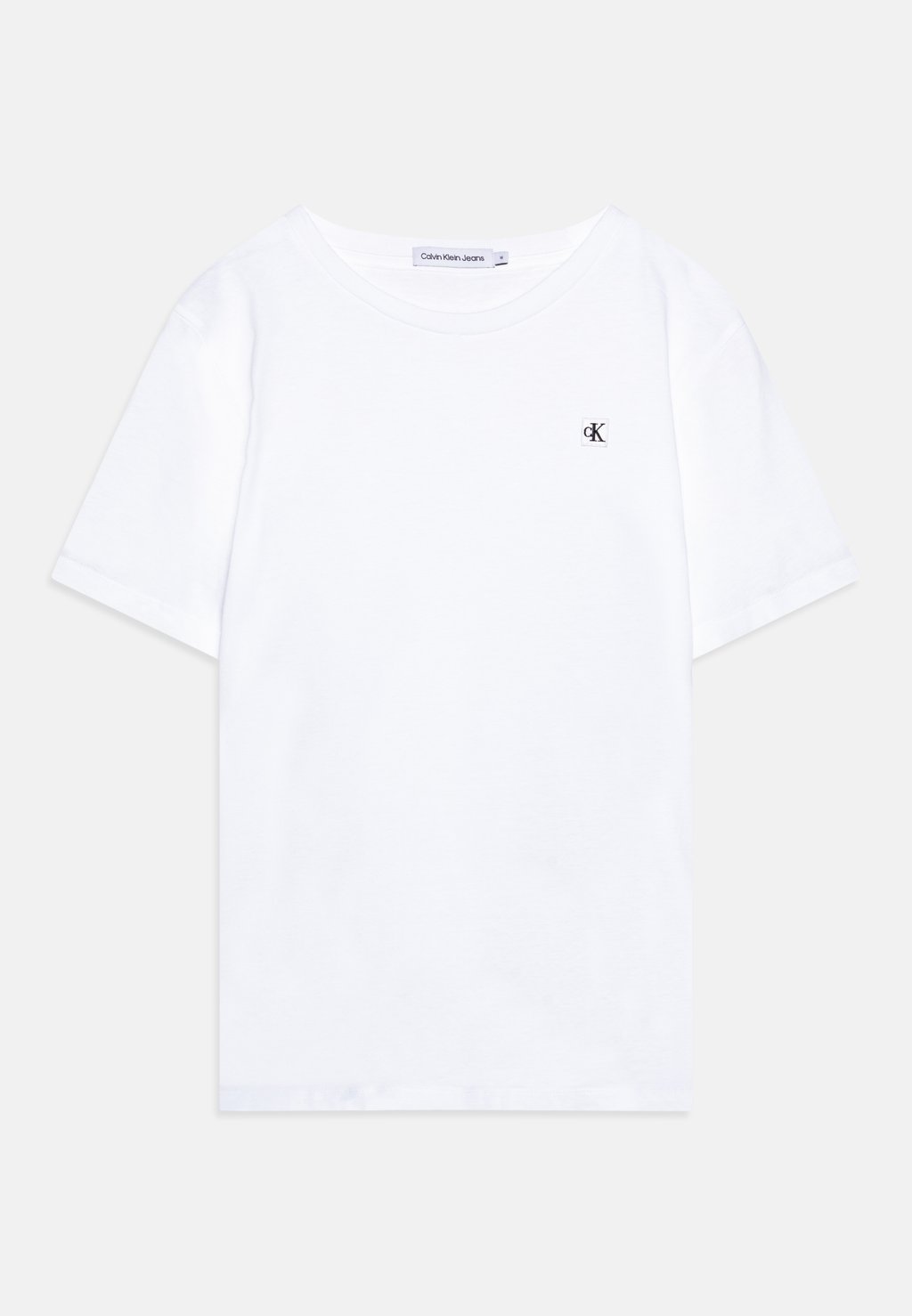 

Базовая футболка Mono Mini Badge Unisex Calvin Klein Jeans, цвет bright white