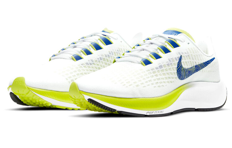 

Nike WMNS Air Zoom Pegasus 37 Белый/Синий/Зеленый