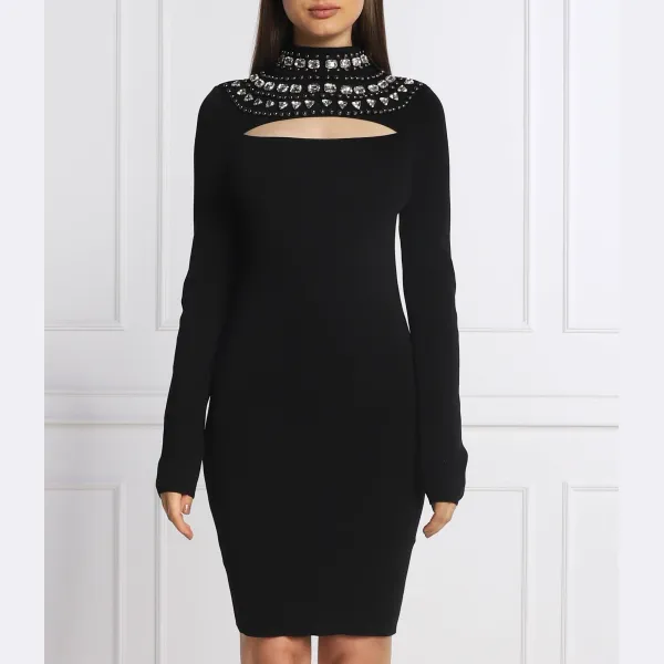 

Кофейно-Молочное платье Pinko, черный
