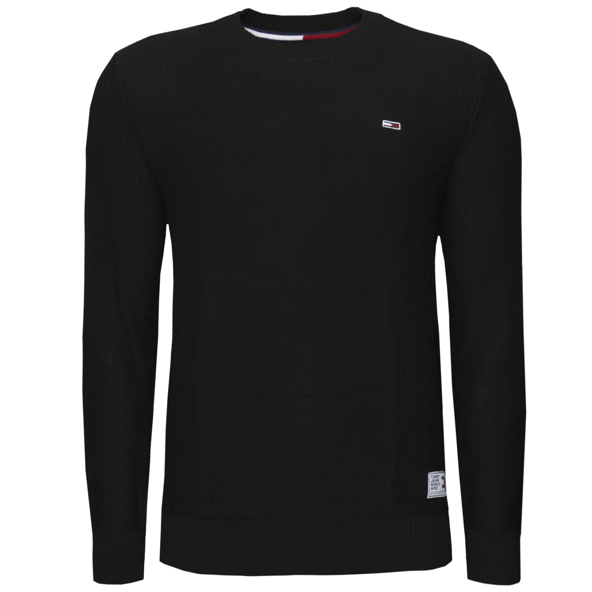 

Пуловер Tommy Hilfiger Tommy Jeans Regular Structured, черный