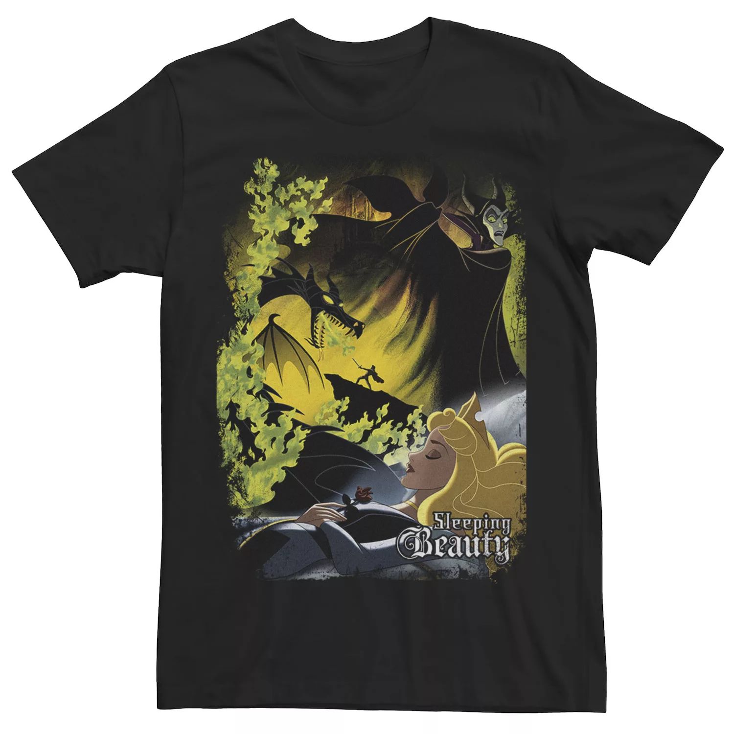 цена Мужская футболка с плакатом «Спящая красавица» Disney