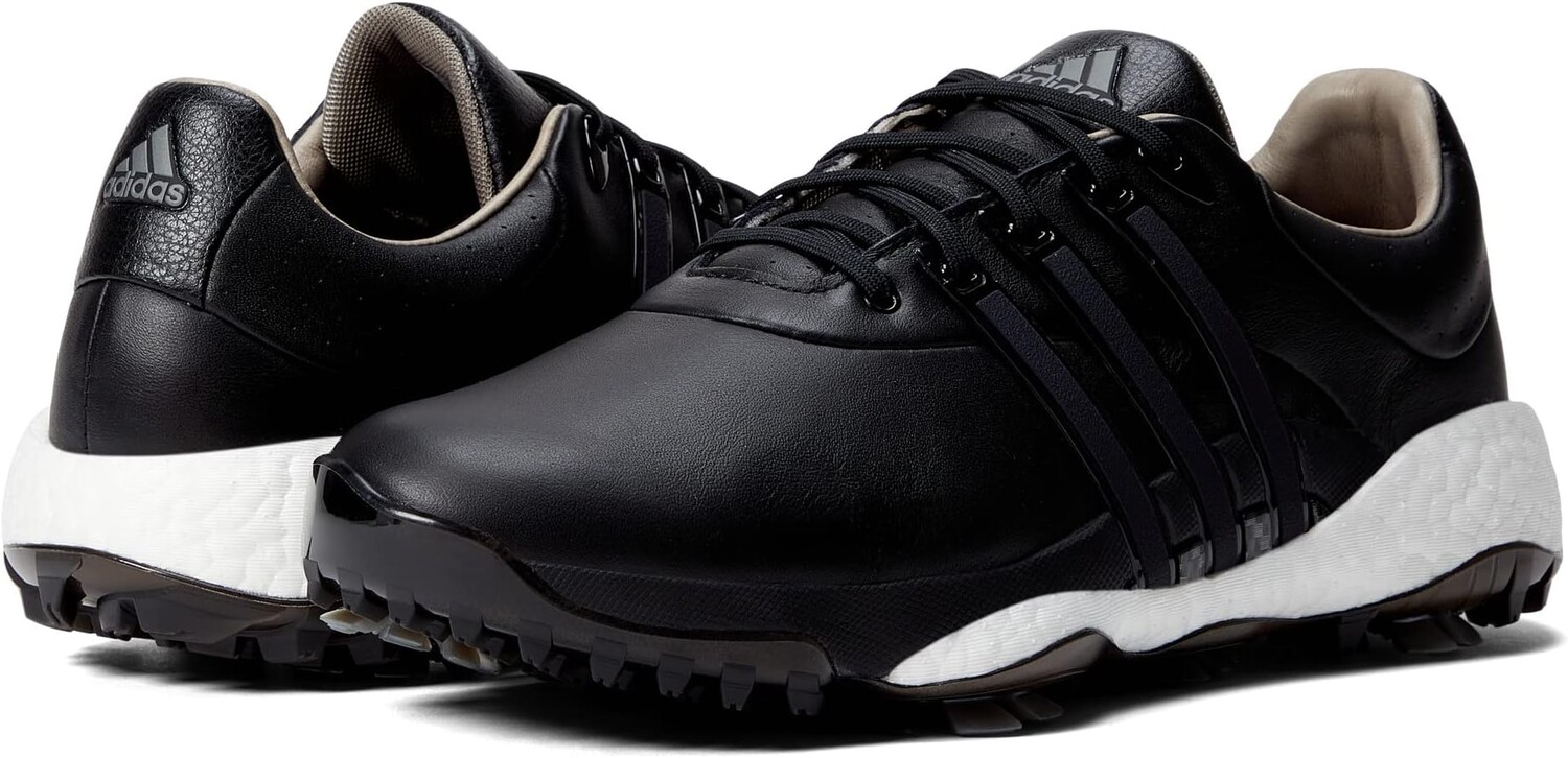 

Кроссовки Tour360 22 Golf Shoes adidas, цвет Core Black/Core Black/Red