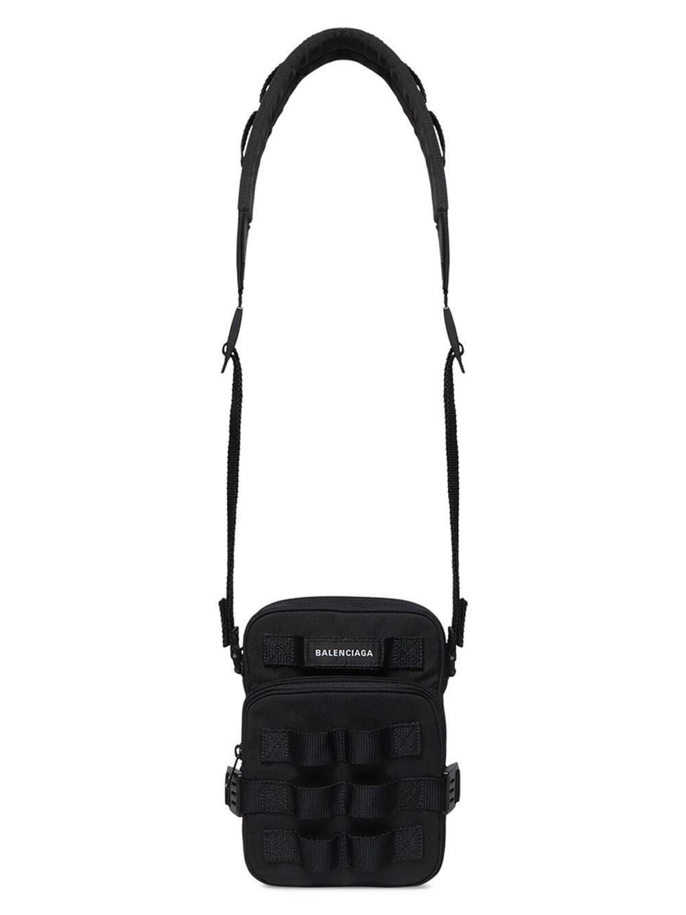 

Армейская сумка через плечо через плечо Balenciaga, черный