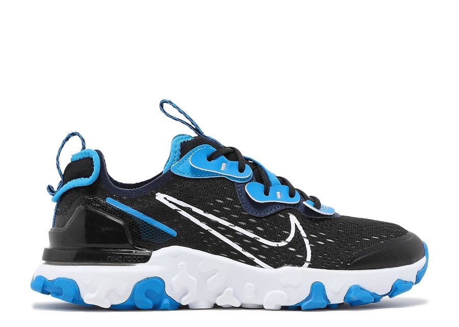 

Кроссовки Nike React Vision Gs 'Black Midnight Navy', черный