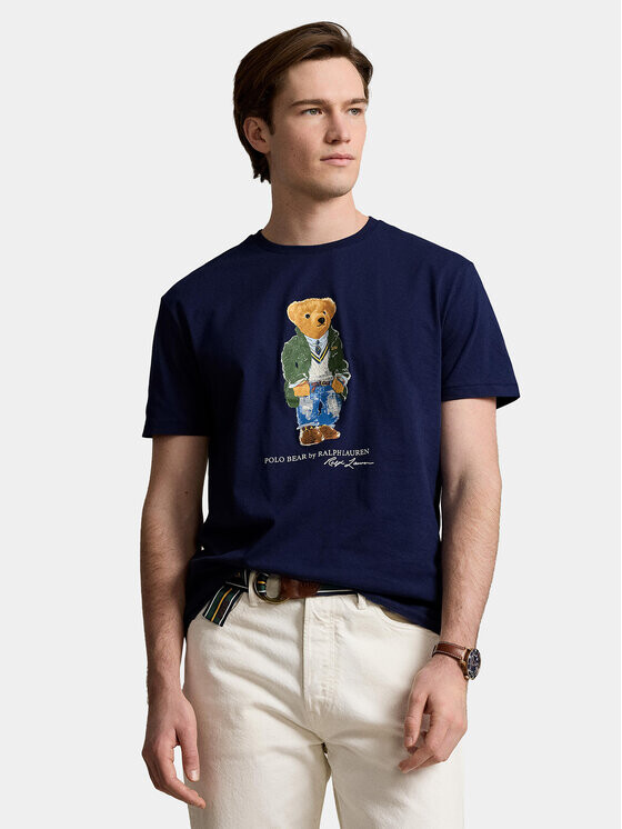 

Футболка стандартного кроя Polo Ralph Lauren, синий