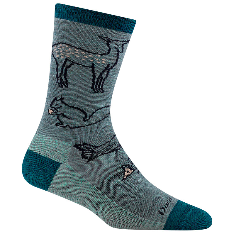 

Носки из мериноса Darn Tough Woodland Creatures Throwback Crew LW, цвет Seafoam