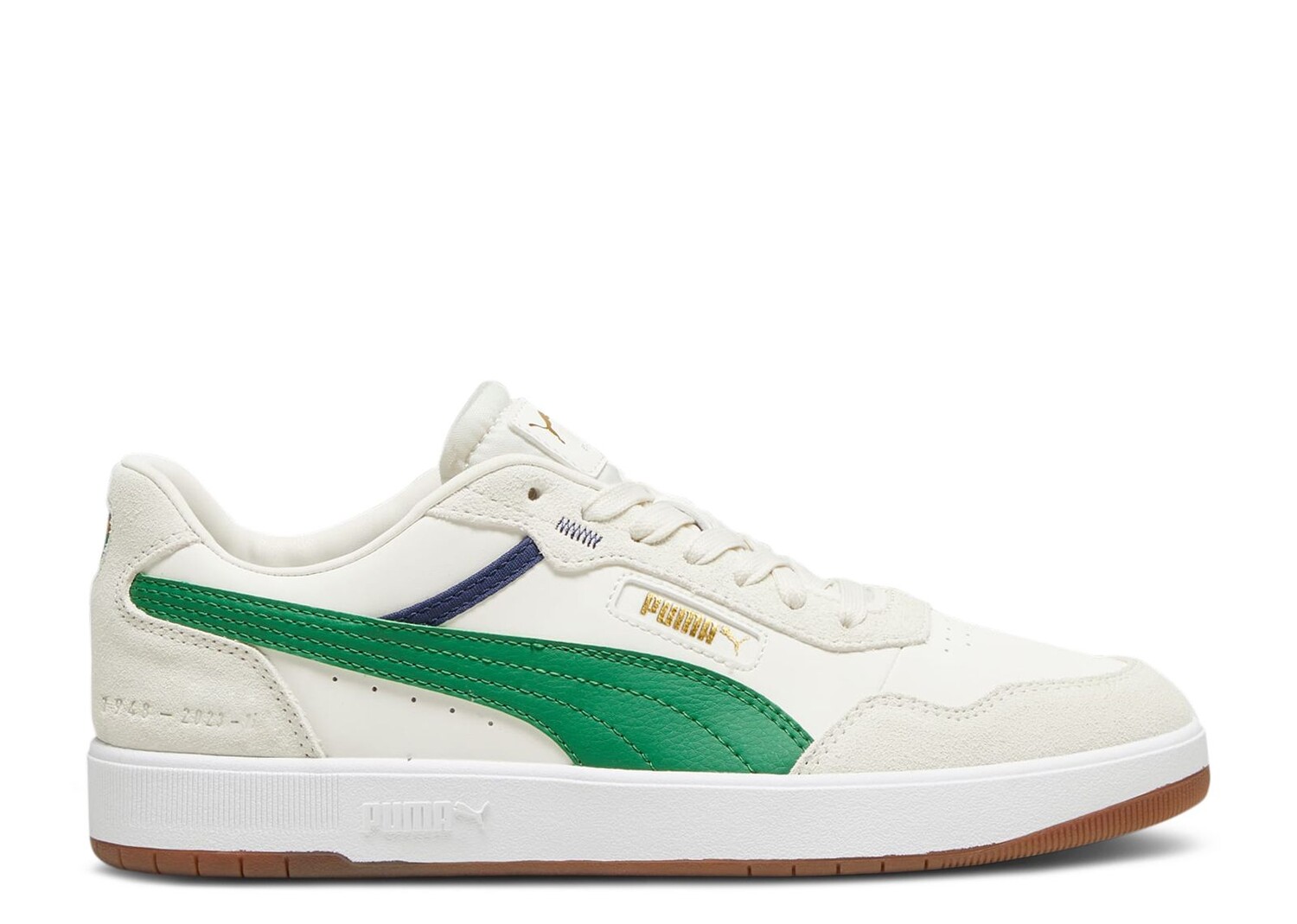 

Кроссовки Puma Court Ultra '75Th Anniversary - Warm White Archive Green', кремовый, Бежевый;белый
