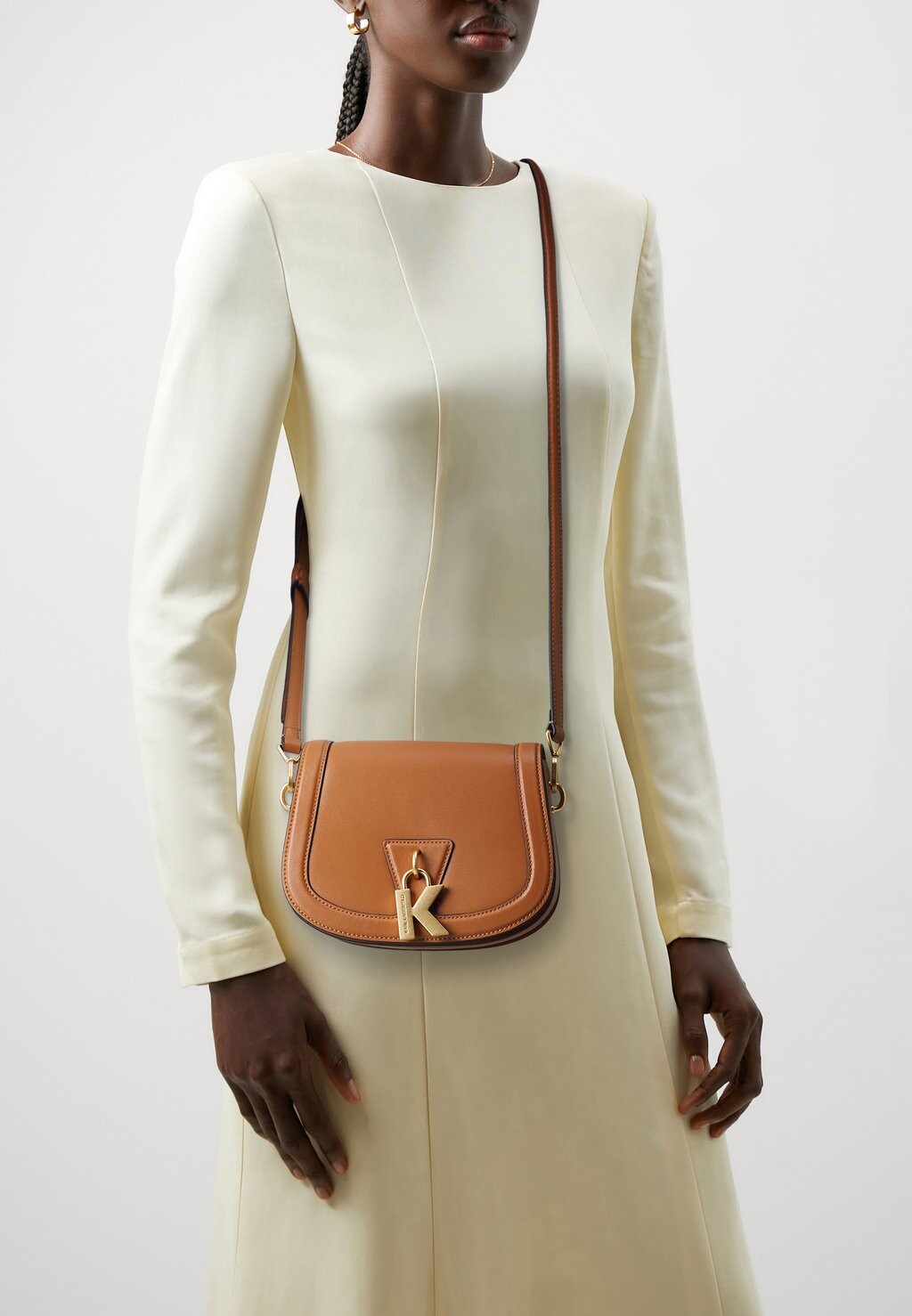 

Сумка через плечо LOCK CROSSBODY KARL LAGERFELD, цвет brown