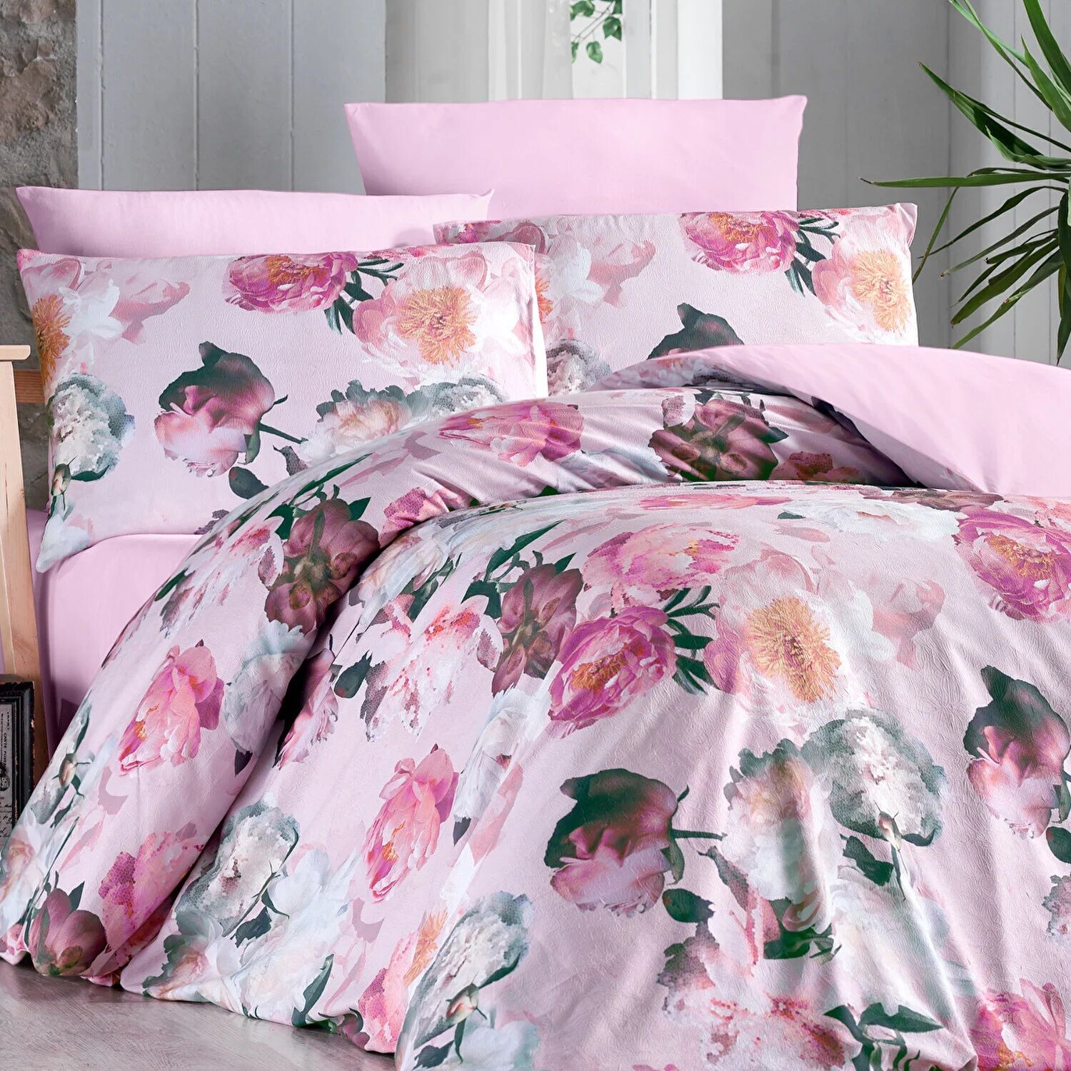 

Комплект постельного белья Maxstyle Crash Satin Roses