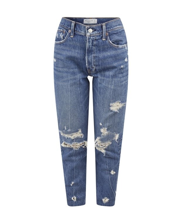 

Джинсы узкого кроя Abercrombie & Fitch, индиго