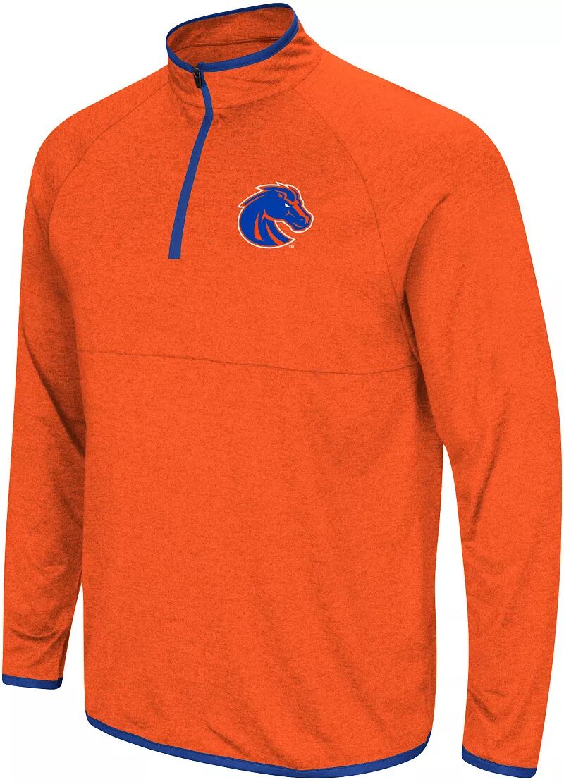Colosseum Мужской пуловер Boise State Broncos оранжевый с молнией