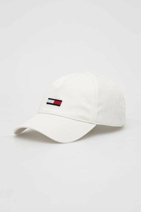 

Хлопковая бейсболка Tommy Jeans, белый