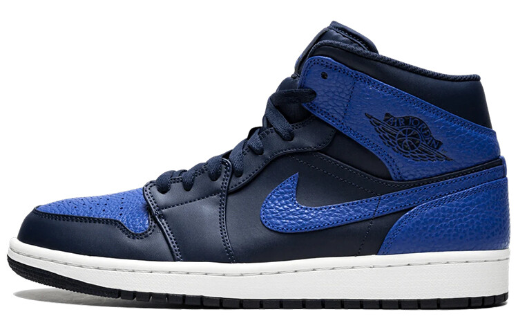 

Баскетбольные кроссовки Nike Air Jordan 1 Mid Obsidian Game Royal синий