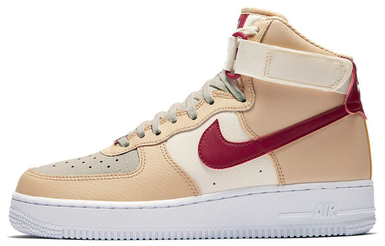 

Женские кроссовки Nike Air Force 1 High Mars Yard Astronaut, желтый/красный