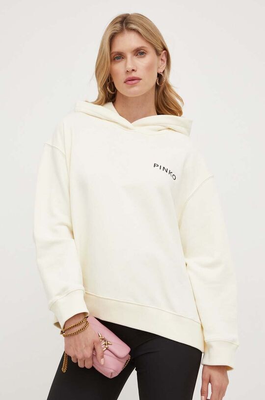 

Толстовка из хлопка Pinko, бежевый