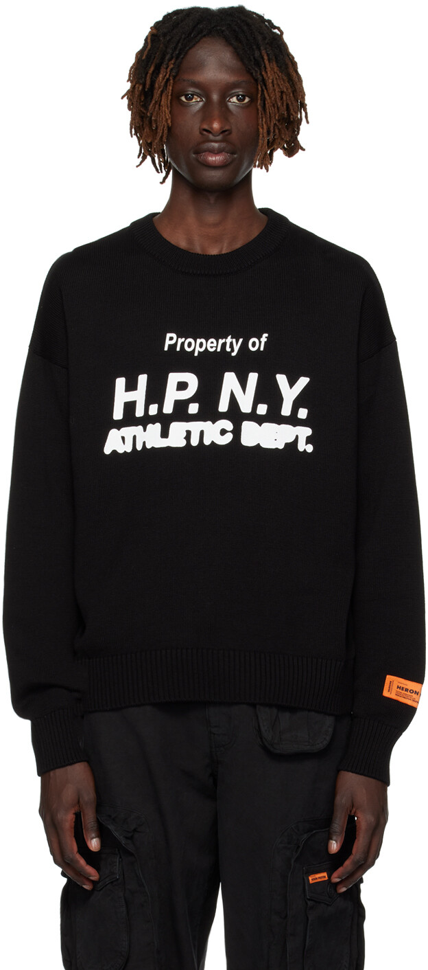 

Черный свитер HPNY 23 Heron Preston