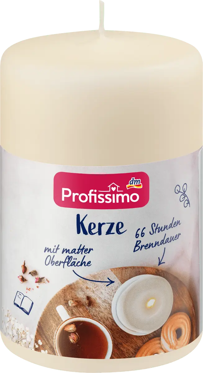 

Свеча матовое шампанское 1 шт. Profissimo