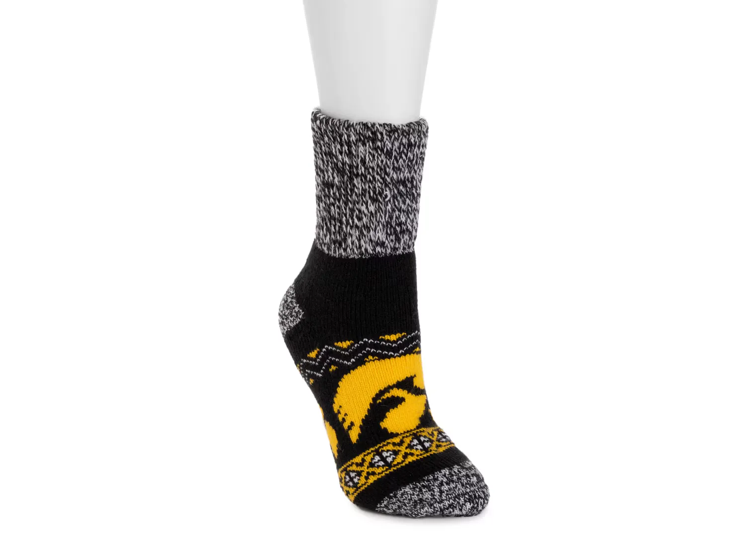 

Носки Game Day Unisex Heat Retainer Short Crew Socks Muk Luks, цвет iowa