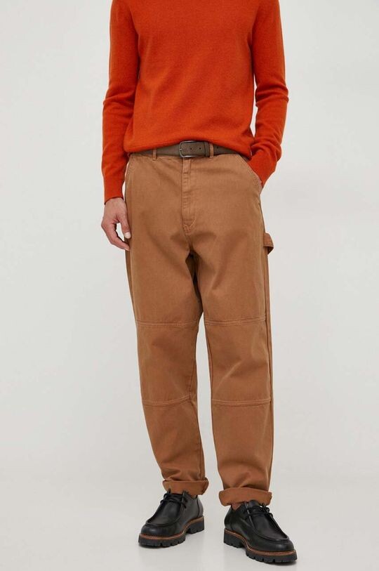 

Брюки из хлопка Barbour, коричневый