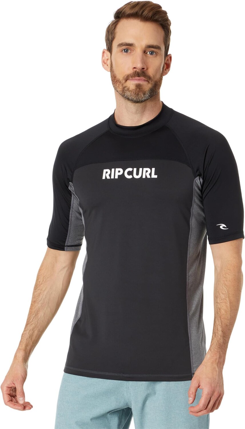 

УФ-футболка с короткими рукавами Drive Rip Curl, черный