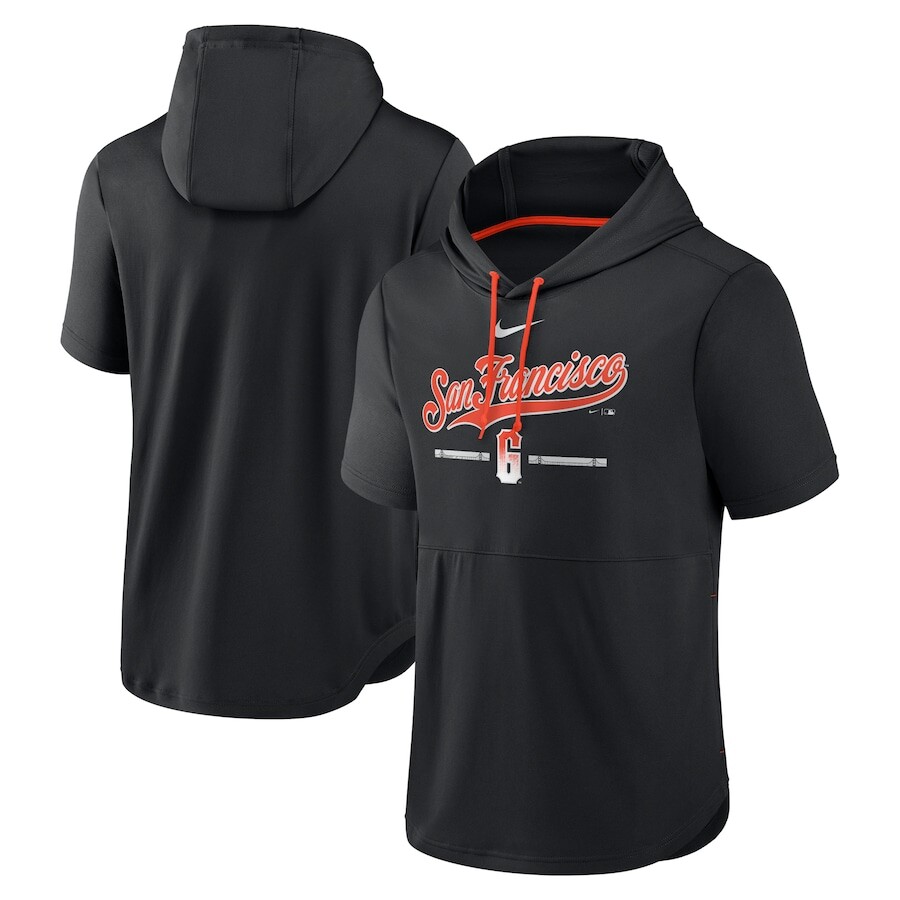 

Пуловер с капюшоном Nike San Francisco Giants, черный