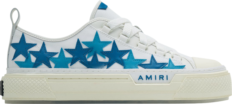Кроссовки Amiri Stars Court Low 'Blue', белый кремового цвета низкие кроссовки stars court amiri