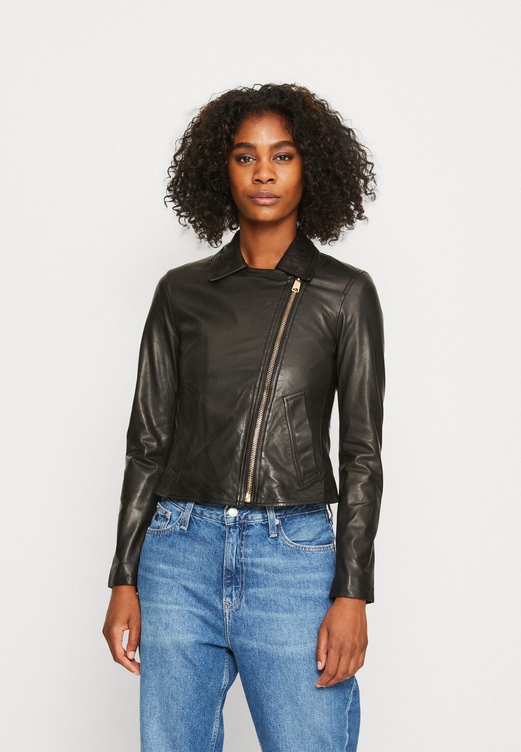 

Кожаная куртка VELA BIKER AllSaints, черный