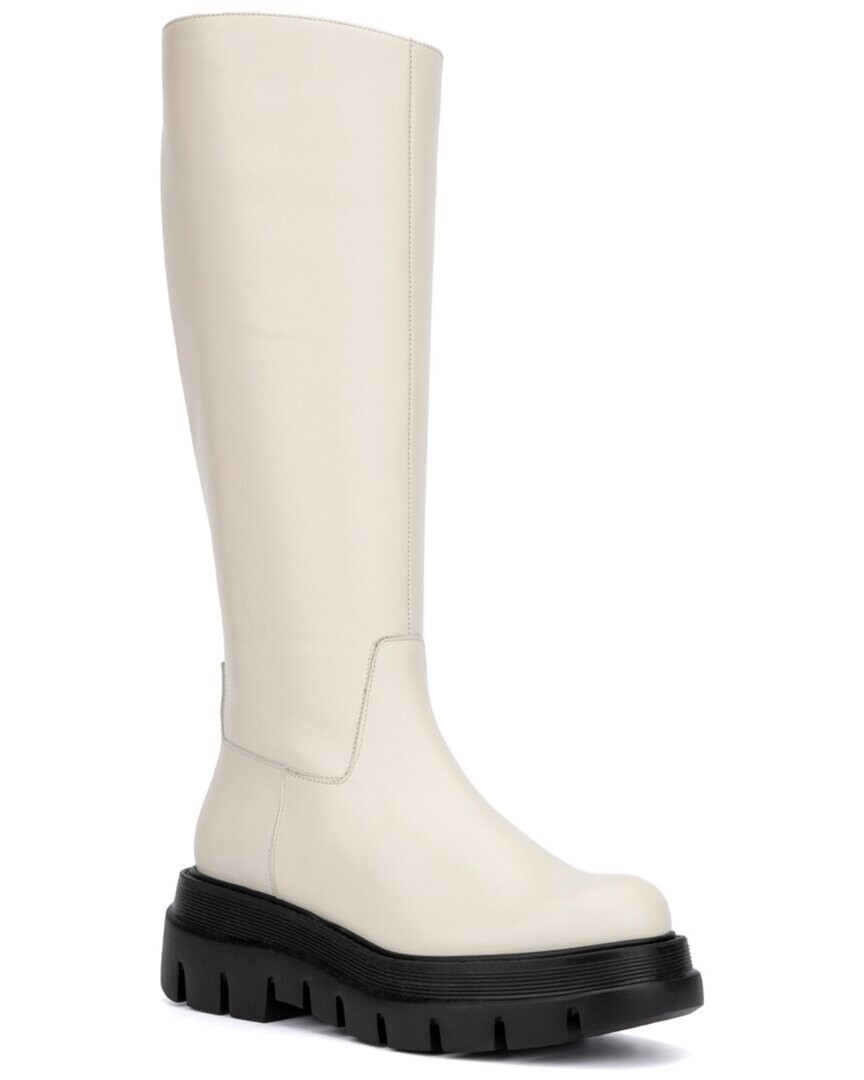 

Водонепроницаемые кожаные ботинки Aquatalia Scilla, цвет Off White