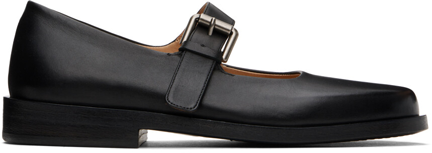 

Черные лоферы мокассо Marsell, цвет Black
